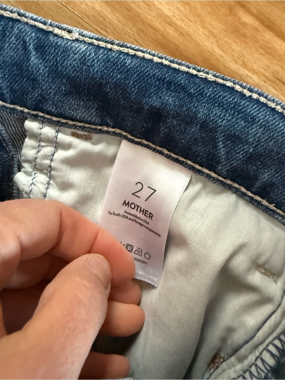 Awesome Mother Denim The Hustler Roller Ankle in High on the Hog - Sz 27 - Picture 5 of 9